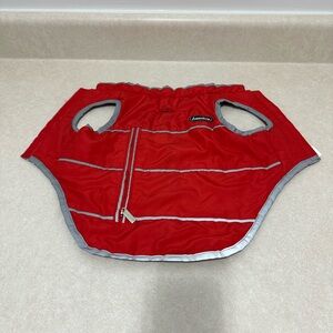 Alcott Red Dog Jacket with Reflective Trim